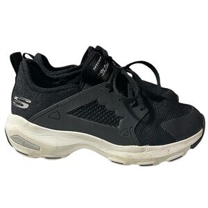 Skechers D'Lite Ultra / Air Cooled Memory Foam / BlackWhite / Woman's Size 8